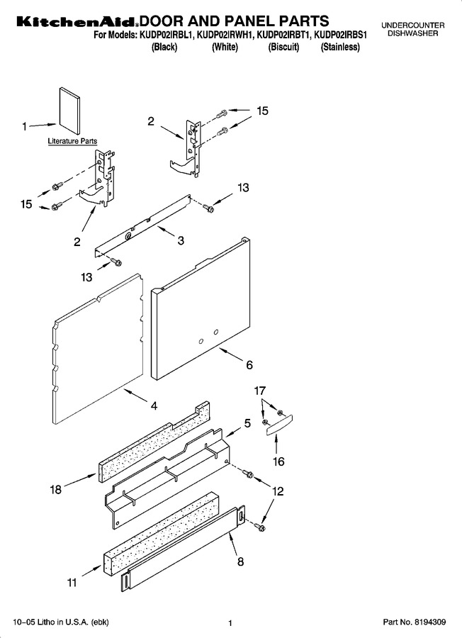 Diagram for KUDP02IRWH1