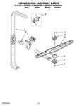 Diagram for 10 - Upper Wash And Rinse Parts