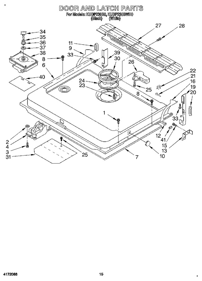 Diagram for KUDP230BWH0