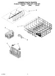 Diagram for 10 - Lower Rack Parts