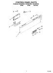 Diagram for 02 - Control Panel Parts