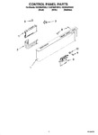 Diagram for 02 - Control Panel Parts