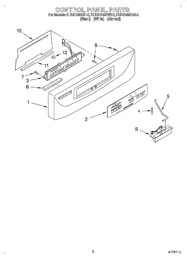 Diagram for KUDR24SEWH0