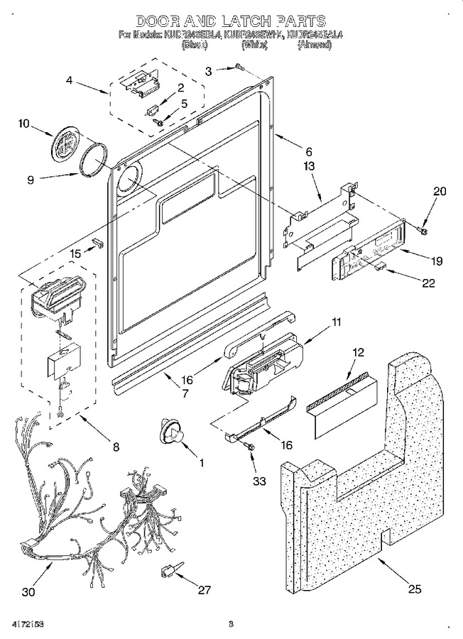 Diagram for KUDR24SEWH4