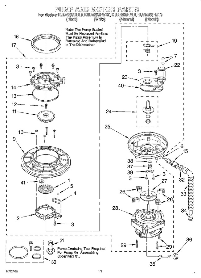 Diagram for KUDR25SHBL0