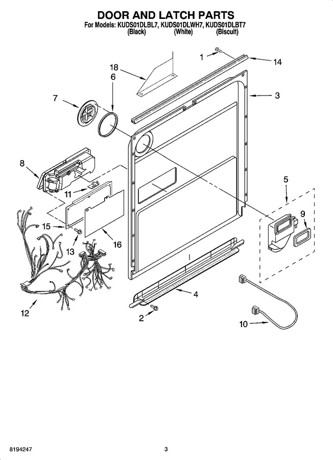 Diagram for KUDS01DLBL7