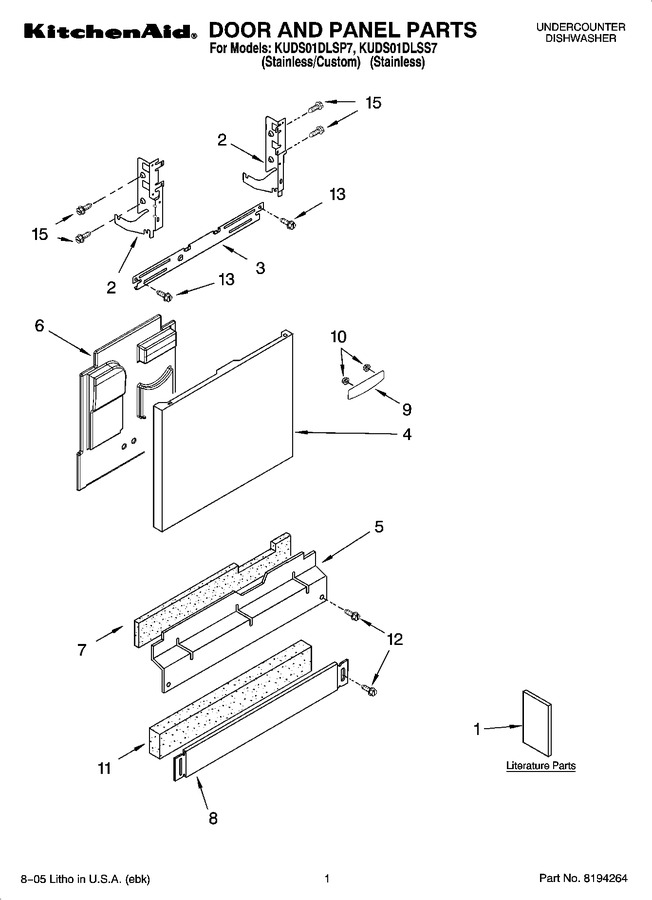 Diagram for KUDS01DLSS7