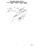 Diagram for 02 - Control Panel Parts