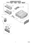Diagram for 11 - Lower Rack Parts