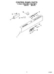 Diagram for 02 - Control Panel Parts