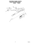 Diagram for 02 - Control Panel Parts