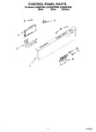 Diagram for 02 - Control Panel Parts