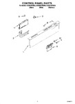 Diagram for 02 - Control Panel Parts