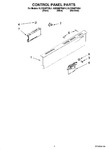 Diagram for 02 - Control Panel Parts