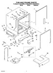 Diagram for 07 - Tub And Frame Parts
