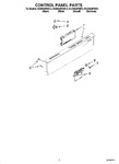 Diagram for 02 - Control Panel Parts
