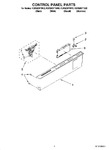 Diagram for 02 - Control Panel Parts