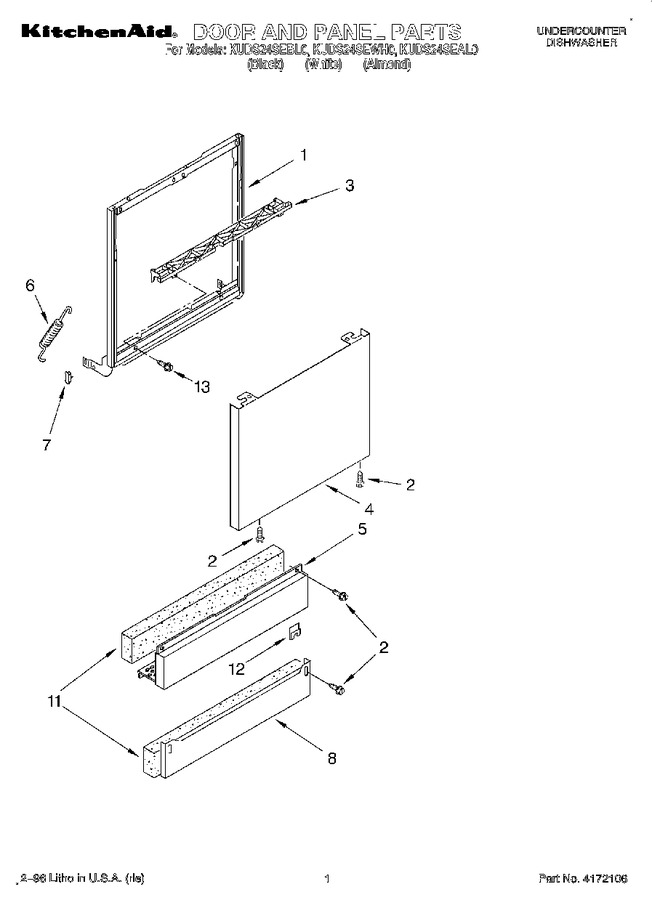 Diagram for KUDS24SEAL0