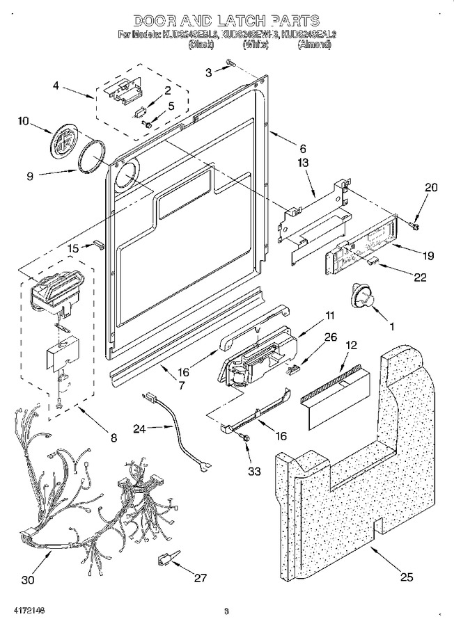 Diagram for KUDS24SEAL3