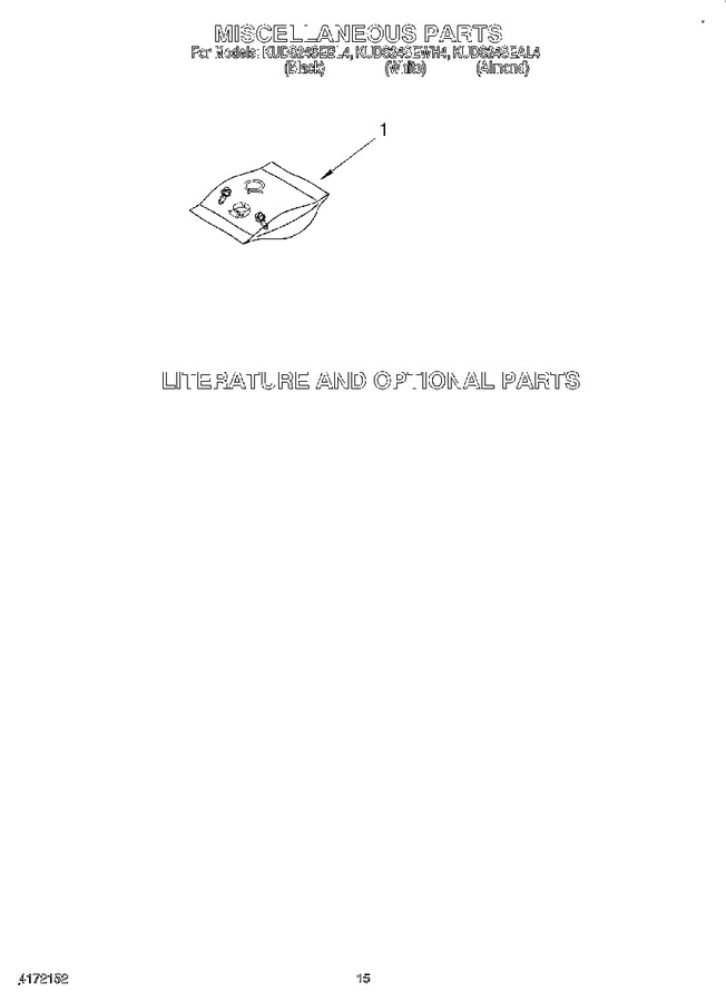 Diagram for KUDS24SEAL4