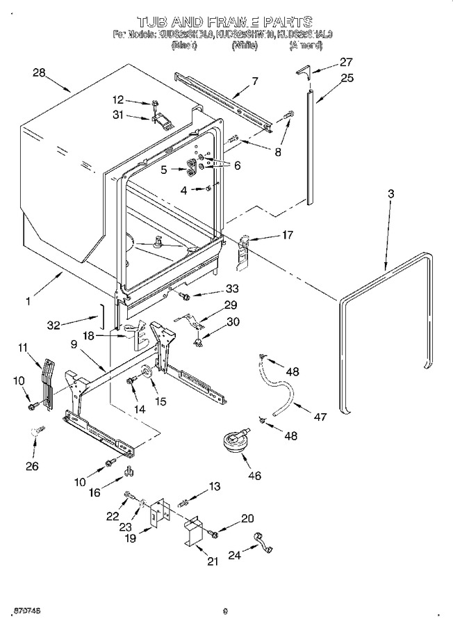 Diagram for KUDS25SHBL0
