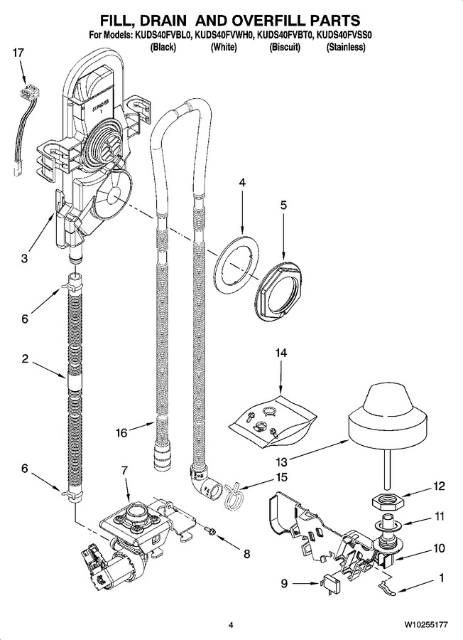 Diagram for KUDS40FVBT0
