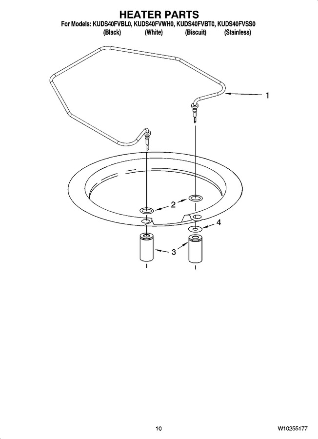 Diagram for KUDS40FVBT0