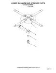 Diagram for 11 - Lower Washarm And Strainer Parts