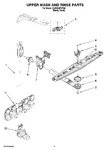 Diagram for 07 - Upper Wash And Rinse Parts