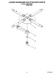 Diagram for 11 - Lower Washarm And Strainer Parts