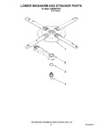 Diagram for 11 - Lower Washarm And Strainer Parts