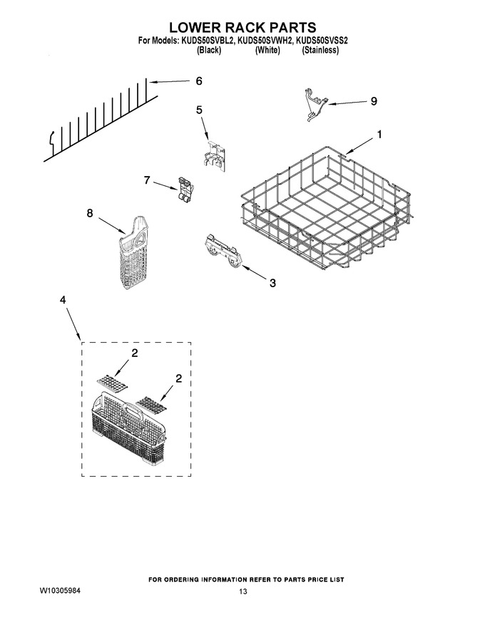 Diagram for KUDS50SVWH2