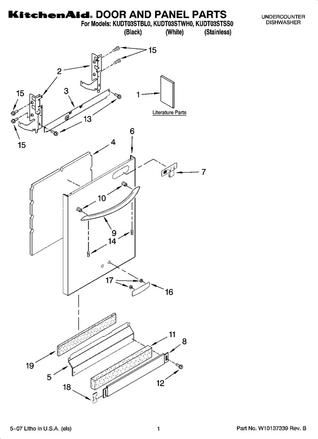 Diagram for KUDT03STBL0