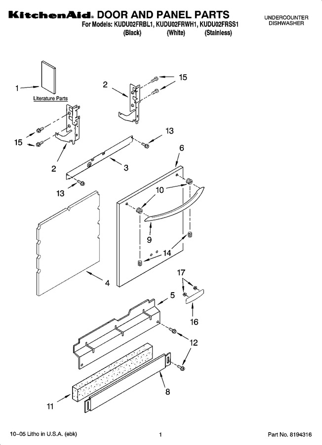 Diagram for KUDU02FRWH1