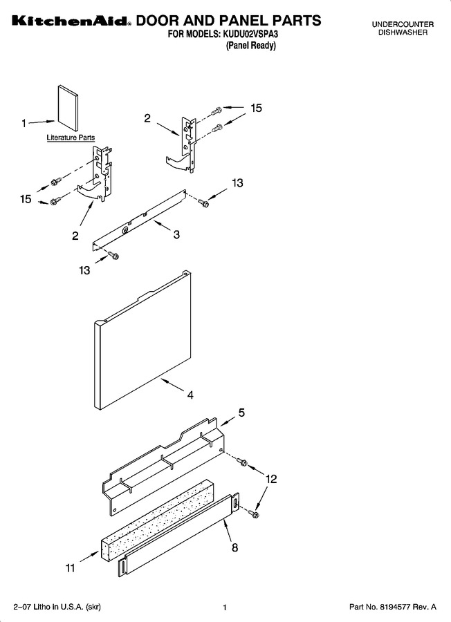 Diagram for KUDU02VSPA3