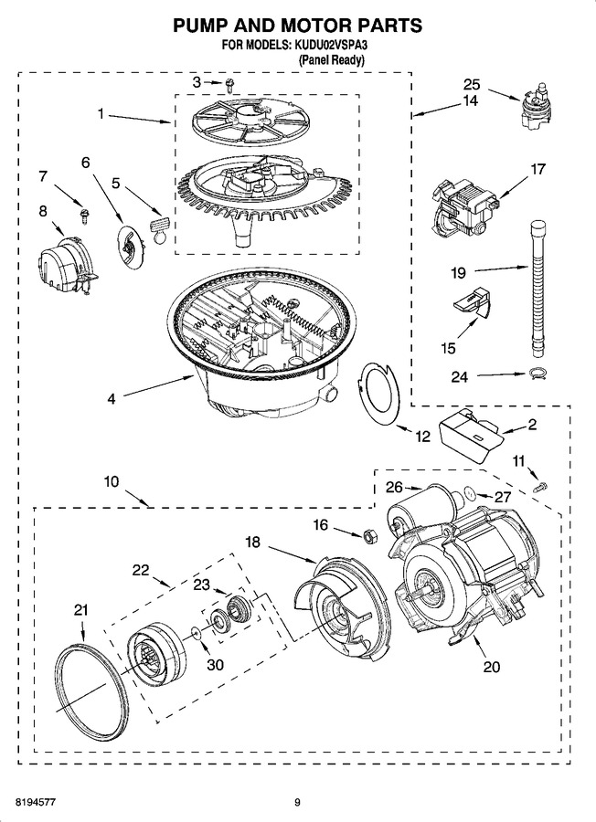 Diagram for KUDU02VSPA3