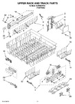 Diagram for 09 - Upper Rack And Track Parts