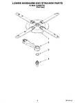 Diagram for 04 - Lower Washarm And Strainer Parts