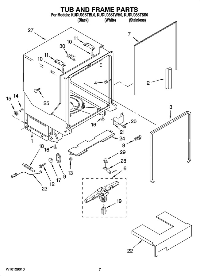 Diagram for KUDU03STWH0