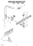 Diagram for 10 - Upper Wash And Rinse Parts