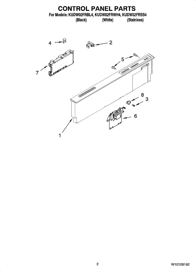 Diagram for KUDW02FRWH4