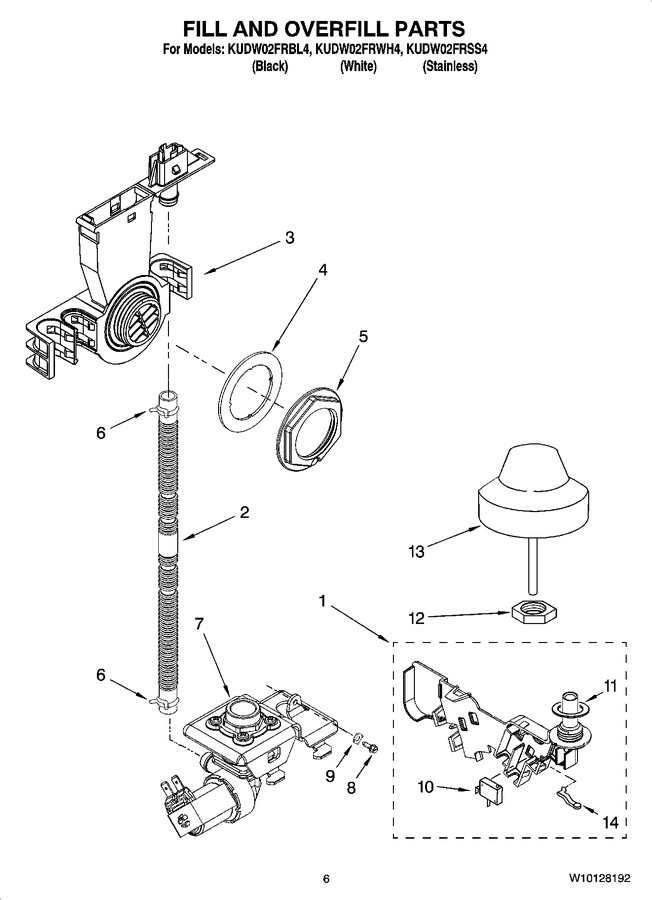 Diagram for KUDW02FRBL4