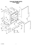 Diagram for 07 - Tub And Frame Parts