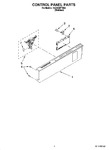 Diagram for 02 - Control Panel Parts