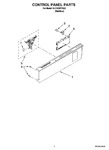 Diagram for 02 - Control Panel Parts