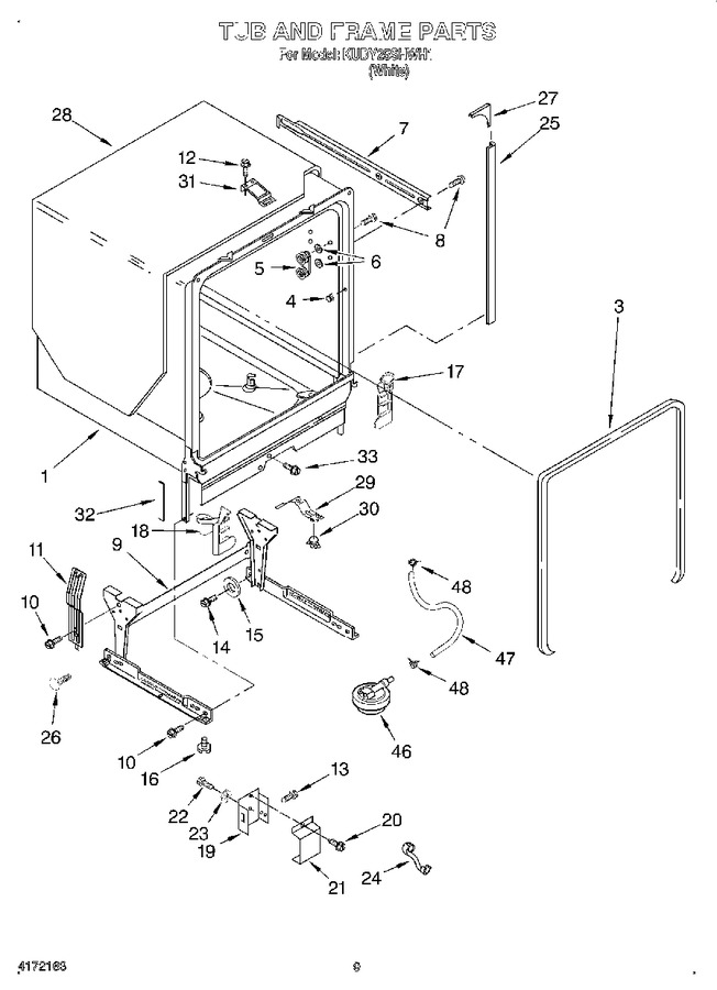 Diagram for KUDY25SHWH1