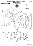 Diagram for 01 - Cabinet Liner And Door Parts