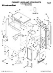 Diagram for 01 - Cabinet Liner And Door Parts