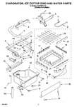 Diagram for 02 - Evaporator, Ice Cutter Grid And Water Parts
