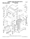 Diagram for 01 - Cabinet Liner And Door Parts